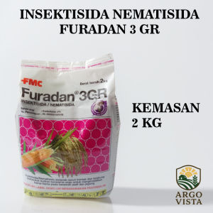 INSEKTISIDA NEMATISIDA FURADAN 3GR KEMASAN 2 KG Pengendali Hama Tanaman Dalam Tanah