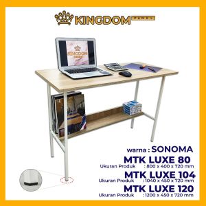 MEJA BELAJAR MEJA KERJA DESK KAKI BESI [PARBUB]