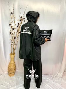 SETELAN JAS HUJAN CELANA DAN SETELAN JAS HUJAN ROK by DEXLA