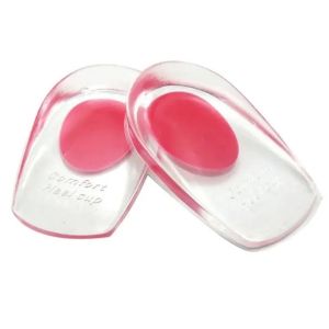 DIDI 1 Pair Silicone Heel Cup Pads Gel Heel Cups Plantar Fasciitis Heel Spurs Heel Gel Cushion Pad