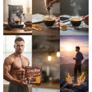 Cà phê tăng cường sinh lý nam Omen Hộp 15 Gói Chính Hãng Cao Cấp - Cà phê bổ thận tráng dương tăng cường sinh lý nam