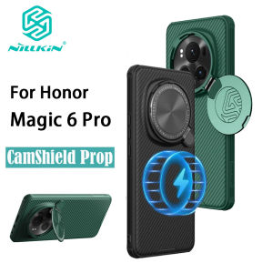 For Honor Magic 6 Pro Phone Case Nillkin CamShield Prop Magnetic Hard PC+TPU Shell Shockproof Back Cover