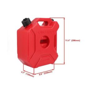 5L Fuel Tank Cans Spare Plastic Petrol Motorcycle Gas Gasoline Oil Container