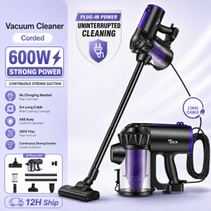 Tixx Vacuum Cleaner Handheld 2-in-1 Vacuum and Mop 18000PA High Strong Suction Low Noise Lightweight Floor Washer With Dust Box For Home