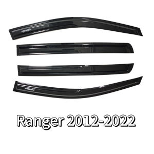 Rain Visor For Ford Ranger 2012-2025 Door Visor Rain Guard Window Visor Window Rain Door Visor