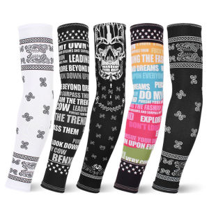 【NEW A 】UV Protection Arm Sleeves Game Arm Warmers Cycling Cuffs Sport Gaming Tattoo Sleeve Elbow Pad Arm Cover Arm Protectors