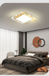 Đèn ốp trần led mẫu mới hiện đại dành cho phòng khách - phòng ngủ nhiều chế độ sáng tiện BH 24 tháng