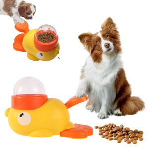 Pet country Non-electric Dog Feeder Interactive Dog Puzzle Feeder with Cute Duck Design for Mental Enrichment and Training Pet Food Treat Dispenser for Smart Dogs