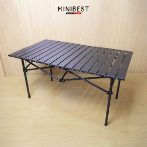MINIBEST MBZ95 Meja Lipat Camping Portable Outdoor Indoor Alumunium Anti Slip Folding Table