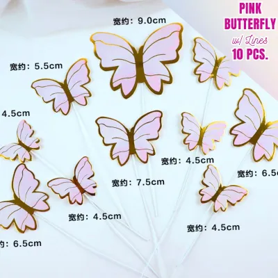 Flowertalk New item DIY Artificial Bouquet Material Package Luminous Butterflies Bouquet for all DIY Crafts and design
