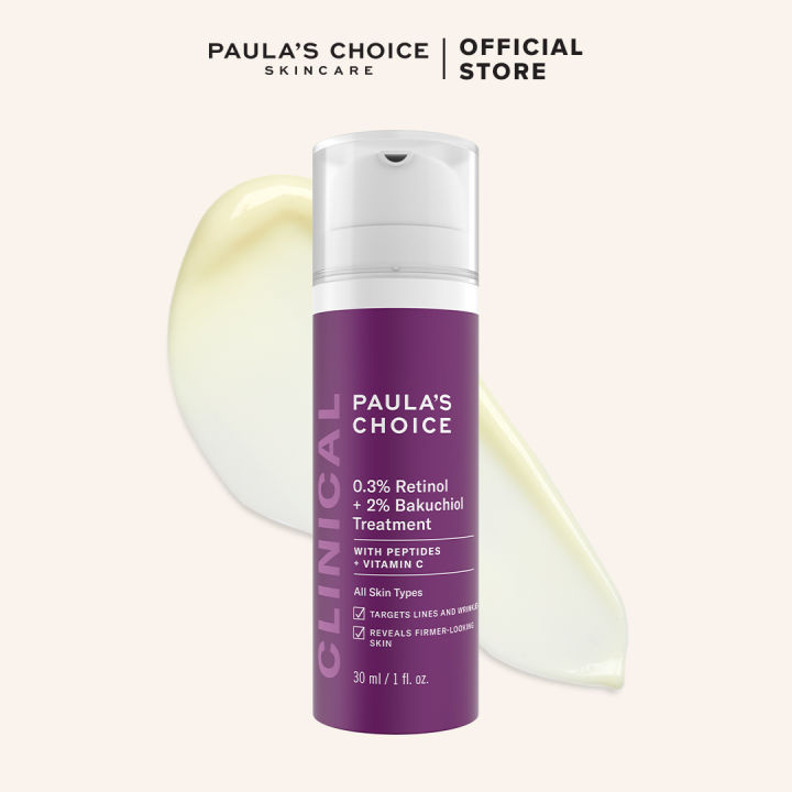 Paula's Choice Clinical 0.3 Retinol Serum + 2 Bakuchiol Treatment