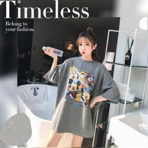 Tsion เสื้อยืดสกรีนลายการ์ตูน 5 ตัว กับตัวอักษรภาษาอังกฤษ ดีเดลเฟียสสุด น่ารักจนอดใจไม่ไหว