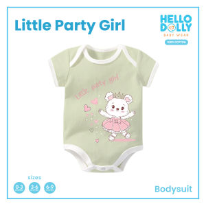 Hello Dolly Baby Wear Short Sleeve Bodysuit 100% Cotton Newborn Baby Clothes Collection