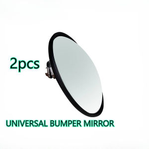 2PCS UNIVERSAL BUMPER MIRROR 6 INCHES ROUND Electric Vehicle Rearview Mirror Motorcycle Reflector Mirror