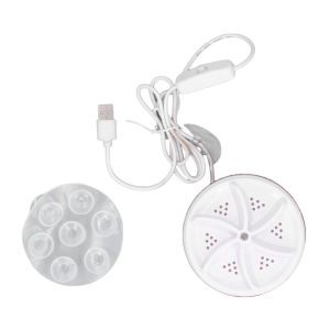 Mesin Cuci Mini Portable Ultrasonic / Turbine Washer Ultrasonic USB Pembersih Pakaian Dalam Kaos Kaki Handuk Piring