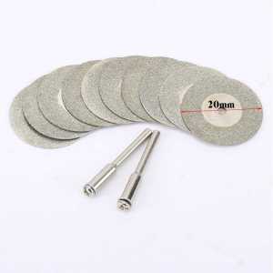 Electroplated diamond cutting disc tooth grinding disc diamond grinding disc electric saw blade jade cutting disc 20mm