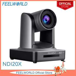FEELWORLD NDI20X PTZ Camera Simultaneous 3G SDI HDMI NDI IP Live Streaming with 20X Optical Zoom 1080P 60fps PoE for Church Streaming Video Confrence