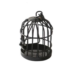 Realistic Bird Cage Miniatures Educational Toy Lovely Birdcage Miniatures Cute Birdcage Room Office Cab Decors