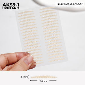 Skot Mata Jaring Transparan Sticker Kelopak Mata Eyelid Selotip Mesh Lace Kualitas Bahan Tahan Air