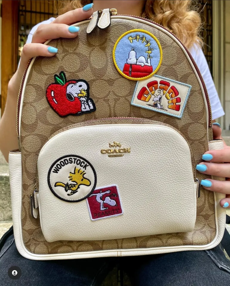 Mickey mouse patch hot sale campus backpack by coach