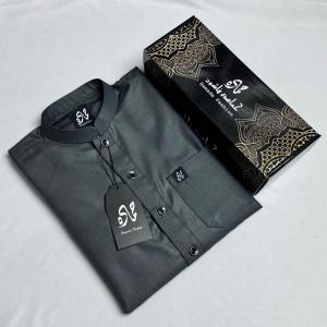 Jubah Anak-anak Motif Polos Toyobo By Hamada Fashion.