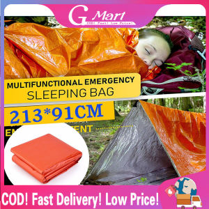First Aid Thermal Waterproof Portable Hiking Sleeping Bag Outdoor Camping Reusable Travel Envelope Emergency PE Aluminum Film Emergency Sleeping Bag