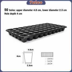 Talao Seedling Tray 50/72/105 Holes Garden Trays Strength Seed Germination Plant Flower