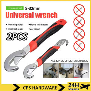 2Pcs Snap and Grip Universal Wrenche Adjustable，Wrench Tools Set Universal Wrench Set