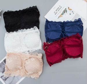 [HCM]Áo lót nữ ren ống áo ống ren kiểu thiết kế đơn giản trẻ trung dễ phối đồ phù hợp dưới 55kg (MS 04017) Anna Shop