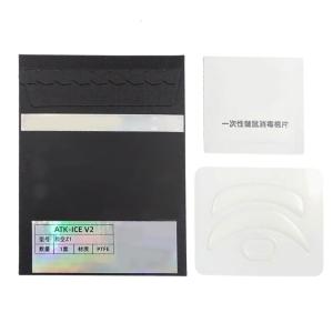 1Set Ice Version Mouse Skates Pad Round Curveds Edges Mouse Feet Stickers for ATK Mouse