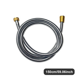 BAOKEMO Stainless Steel Shower Hose with Solid Brass Nut Connector for Bathroom Handheld Shower Bidet Spray