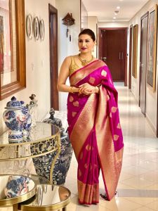 [PRE-ORDER] SOFT LICHI SILK CLOTH SAREE {ETA:2025-12-31}