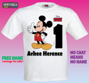 MINNIE/MICKEY MOUSE themed shirt for kids BOYS & GIRLS casual (t-shirts & shirts)