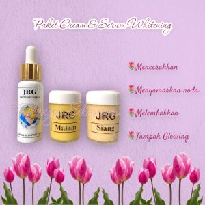 SKINCARE PAKET JRG ORII CREAM MALAM CREAM SIANG DAN SERUM WHITENING BPOM