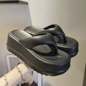 [Free Shipping] EVA Flip-Flops For Summer Outdoor Wear Fashionable High-Heeled Sandals For Women Beach Sandals