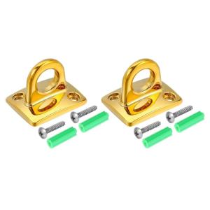 Pack of 2 Wall Plate Hanging Circle Hooks for VIP Rope Safety Barriers Decorative Wall Hook Zinc Alloy Hangers