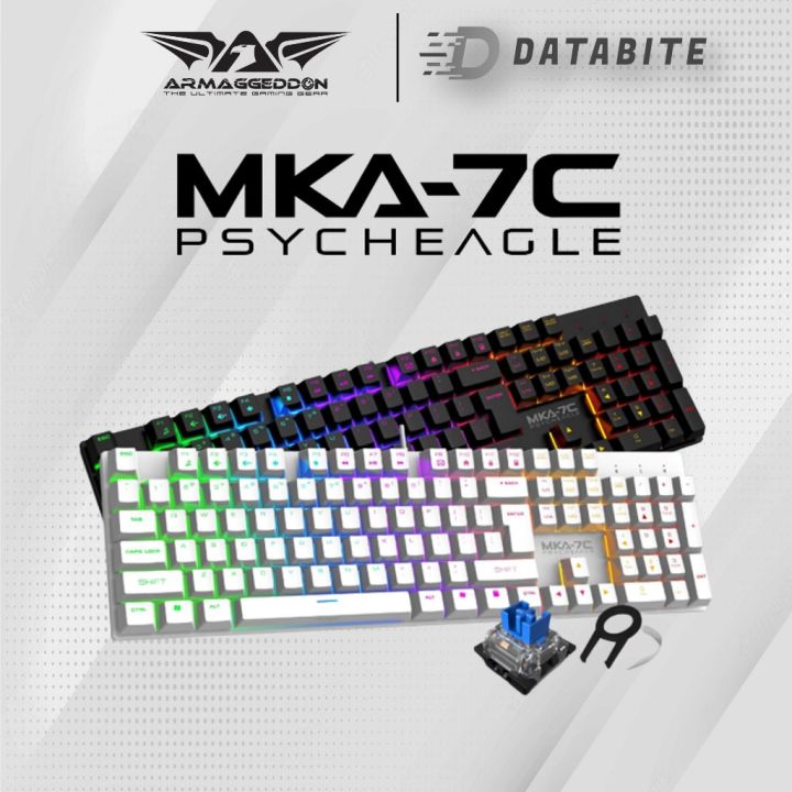 Armaggeddon Gaming Mechanical Keyboard MKA-7C PSYCHEAGLE Wired RGB 104 ...