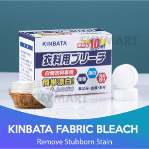 Kinbata clothing whitening anti baterial stain remover bleaching tablet decontamination deodorization