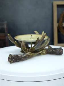 Antler Holders Farmhouse Candlestick Holders Table CenterpieceRustics Tealight Holders for Home Decors