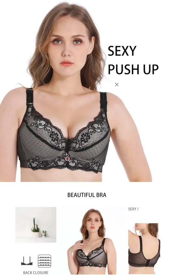 Sexy Lace Bra Women Bras Push Up Plus Size Bralette Thin Cup