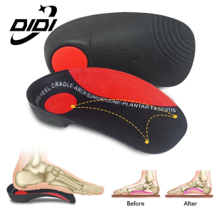 DIDI 1 Pair Orthopedic Insole Orthotic Arch Support Insoles Plantar Fasciitis Flat Foot O/X Leg Correct Sole Pads