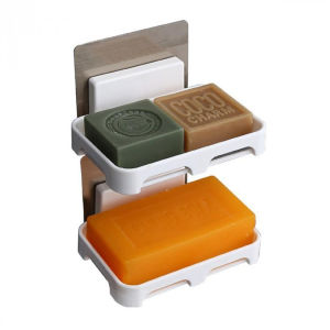 Hộp Đựng Xà Phòng Không Đục Lỗ Gắn Tường Giá Thoát Nước Bọt Xà Phòng Giá Đựng Đồ Phòng Tắm