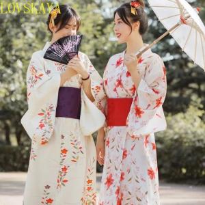 SHUNAICHI Womens Printed Robe Eastern Japanese Traditional Kimono Paired with Performance Photography Suit