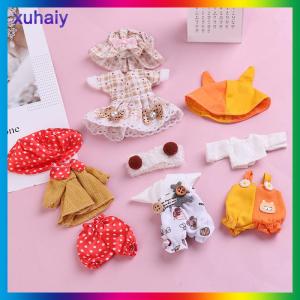 xuhaiy Clothes Set for 16-17cm Ob11 Doll Fashion Suit 1 8 bjd Doll Dressup Skirt 6 Inch Cute Clothes Uniform