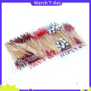 March 100x12cm Heart Bamboo Pick buffet เค้กผลไม้ส้อมปาร์ตี้ขนมสลัด STICK