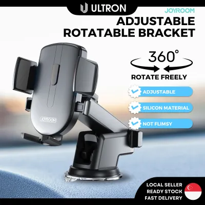 SG🚚 | Joyroom 360° Car Phone Holder For Air Vent Strong Sucker 360° Rotation Stable Cell Phone Holder Sturdy