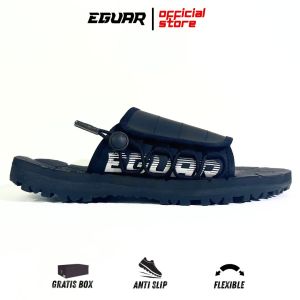 EGUAR Sandal Gunung Slop Adventure Pria Wanita Karet Anti Slip Kasual Sendal Cowok Cewek