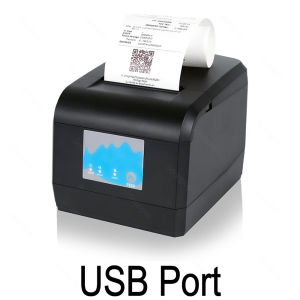 Soonpos 58mm 80mm Desktop POS Thermal Receipt Printer Auto Cutter Wall- Mounted Support Cash Drawer for Restaurant Kitchen Retail Compatible with Loyverse POS Salespaly POS Food Panda UTAK POS  Bluetooth WiFi LAN USB