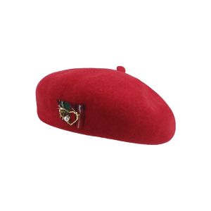 LUXELU Mũ nồi nỉ Mũ nồi len Giáng sinh Mũ Beanie Mũ beret Pháp Rộng thùng thình Mũ Lưỡi Trai phẳng Dành cho Nữ