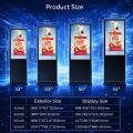 32" 43" 50" Touchscreen Kiosk Floor Standee Vertical Screen 1080 Full HD Advertising Player Digital Signage. 